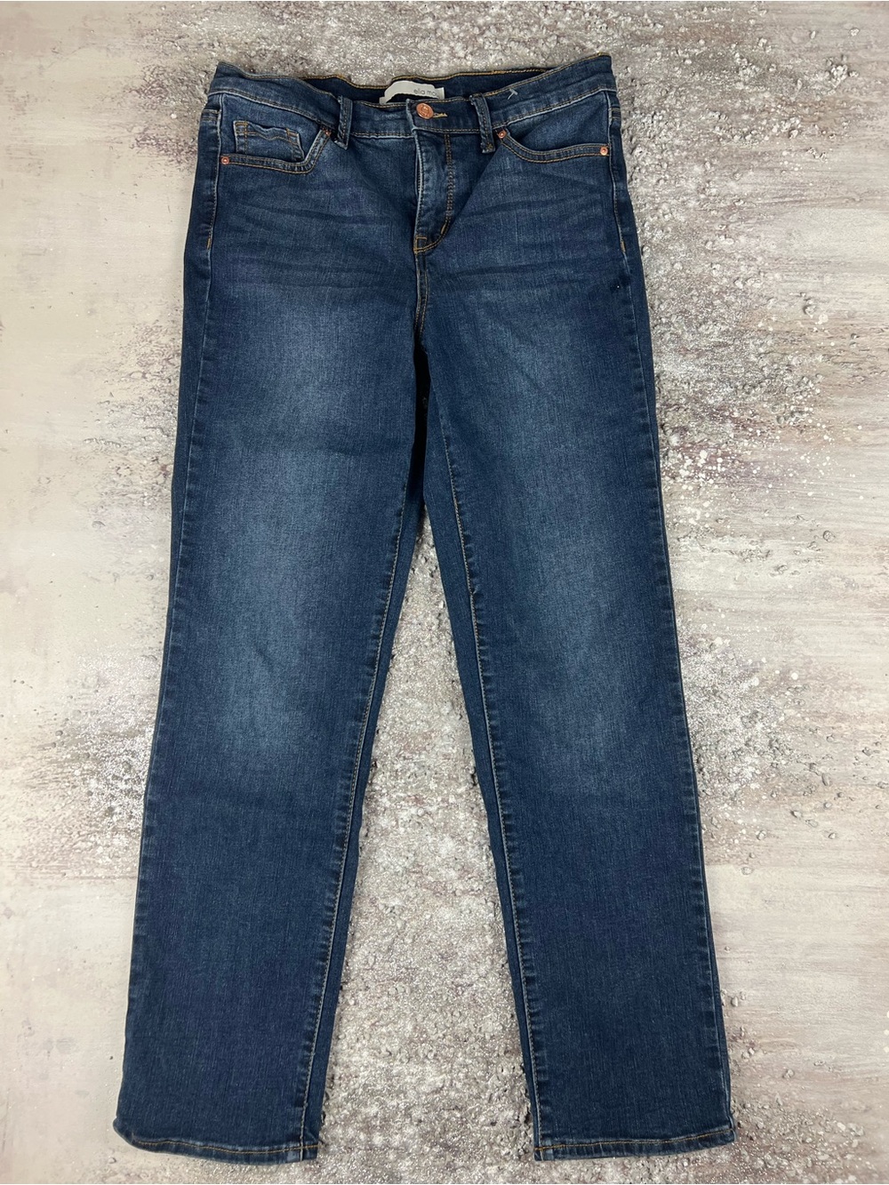 Ella Moss Dark Indigo Straight Leg Jeans women's 6